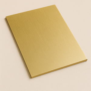 Латунный лист горячекатаный 25х600х1500 мм Л63 ГОСТ 2208-2007 в наличии в Кемерово