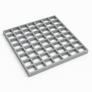 Решетчатый настил P 33х33/30х3 1000х1000 мм в наличии в Кемерово