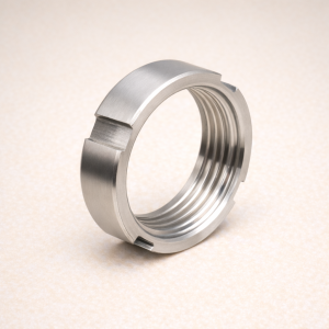 Гайка шлицевая AISI 304 DIN 11851 DN 15 в наличии в Кемерово