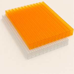 Сотовый поликарбонат 3,7х2100х12000 мм бронзовый 42% в наличии в Кемерово