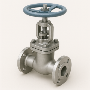 Задвижка нержавеющая фланцевая Ду 125 Ру 16 в наличии в Кемерово