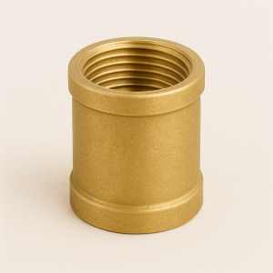 Муфта латунная прямая резьбовая 32 мм 1 1/4 ГОСТ 32590-2013 в наличии в Кемерово