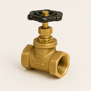 Клапан обратный латунный муфтовый пружинный ДУ 25 в наличии в Кемерово