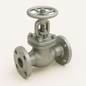 Стальной клапан запорный сальниковый фланцевый ДУ 200 РУ 16 ГОСТ 9697-87 в наличии в Кемерово